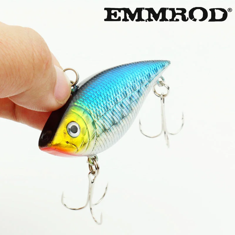 Fishing tackle padded strap-7cm 11.4G Popular Vib Crankbait 3D Eyes Fishing Lure Good Quality Fishing Bait  Fish Wobbler Pesca