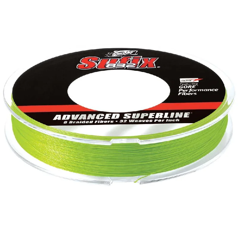 Fishing line knot firm-Sufix 832 Advanced Superline Braid - 10lb - Neon Green - 150 yds [660-010L]