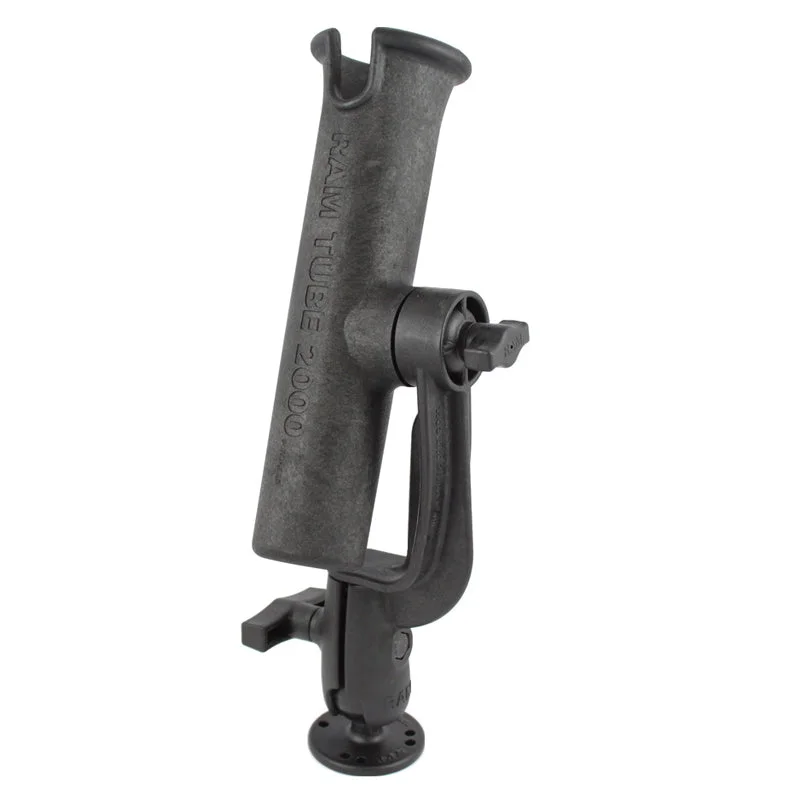 Fishing bait drying control-RAM® Tube™ Fishing Rod Holder with Revolution Ratchet & Salt Water Base