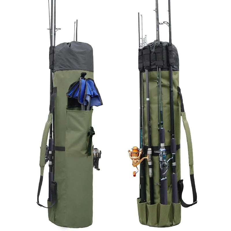 Fishing rod sturdy sleeve-Fishing Bag Rod Holder Carrier