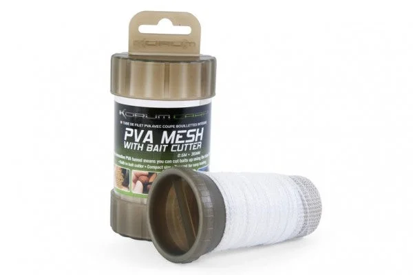 Fishing line smooth hold-Korum Pva Mesh with Bait Cutter