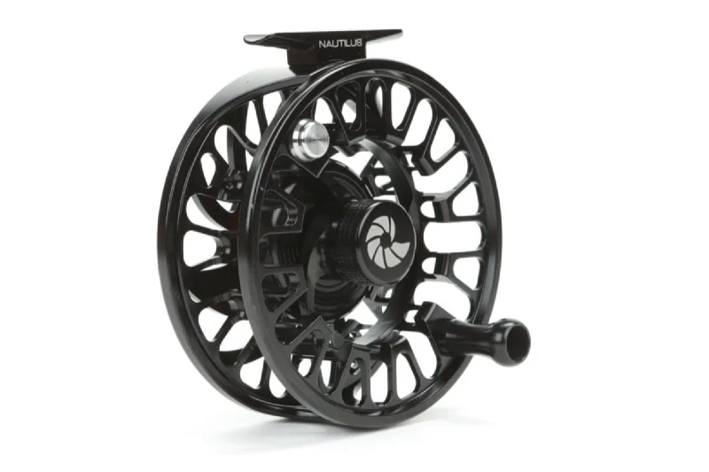 Fishing reel fast grip-Nautilus NVG 7/8 Black Reel LH