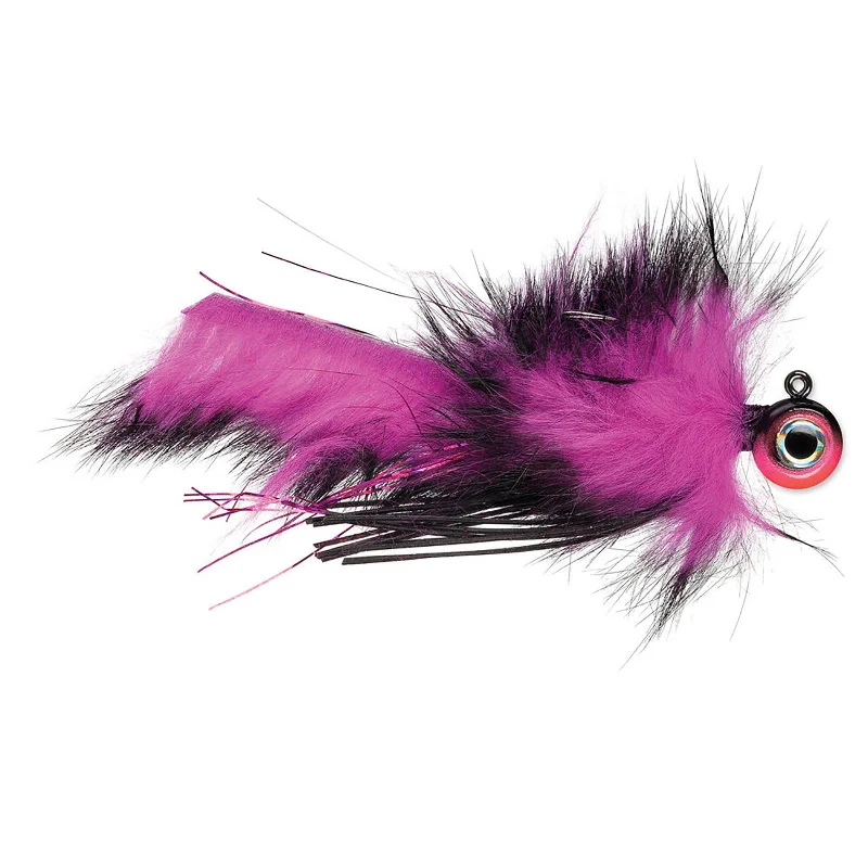 Fishing line cast stability-VMC Twitchin' Jig - 1/2 Oz. - Glow Showgirl UV