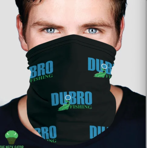 Fishing line knot control-DUBRO® Fishing Logo Neck Gaiter