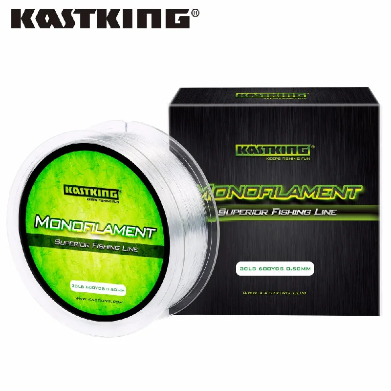 Fishing tackle stackable pack-KastKing 550m Monofilament Nylon Fishing Line Red/Yellow/Blue/Clear/Green