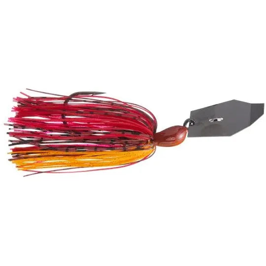 Fishing tackle padded firm-Z-Man Big Blade Chatterbait 1/2 Oz Hot Craw