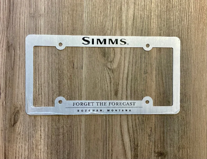 Fishing rod heavy grip-Simms License Plate Holder