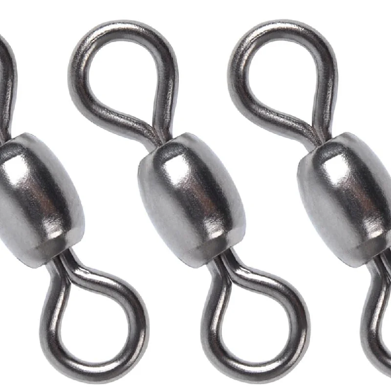 Fishing hook rust support-Dr.Fish 50pcs Barrel Swivels 30-165lb