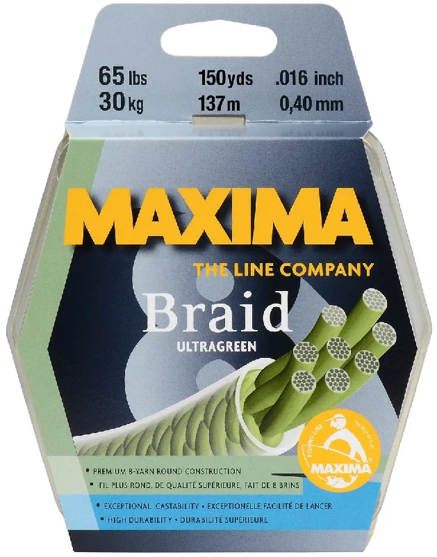 Fishing tackle travel balance-Maxima Braid 8-Ultragreen ZZZ