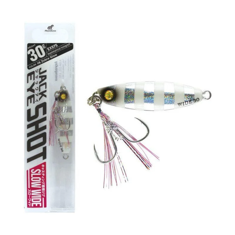 Baitcasting reel precision-Hayabusa Jack Eye Shot Slow Wide Micro Jig Lures