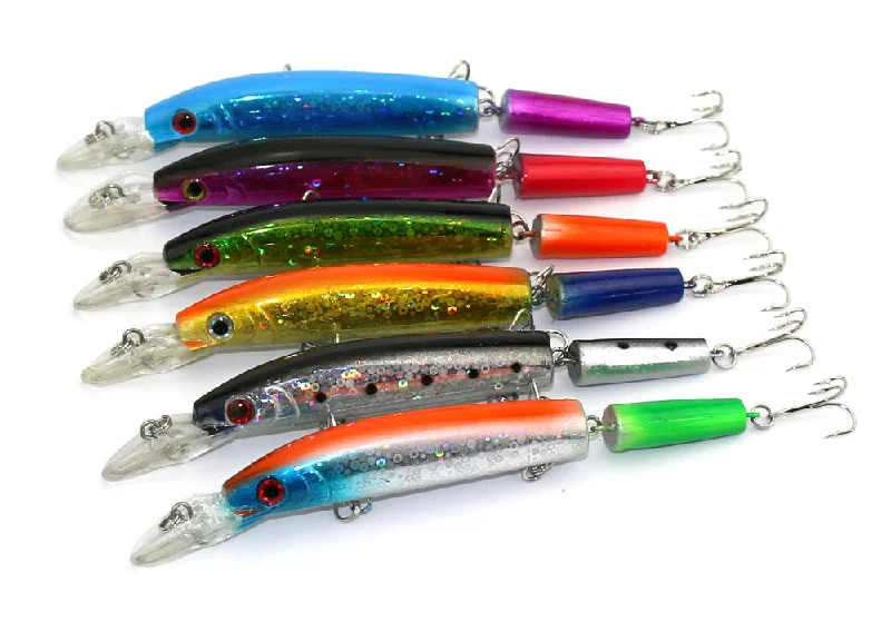 Fishing reel fast glide-HENGJIA 30pcs jointed minnow fishing lure popular plastic  fishing bait 14.5CM 15G 4#hooks plastic hard bass fishing tackle