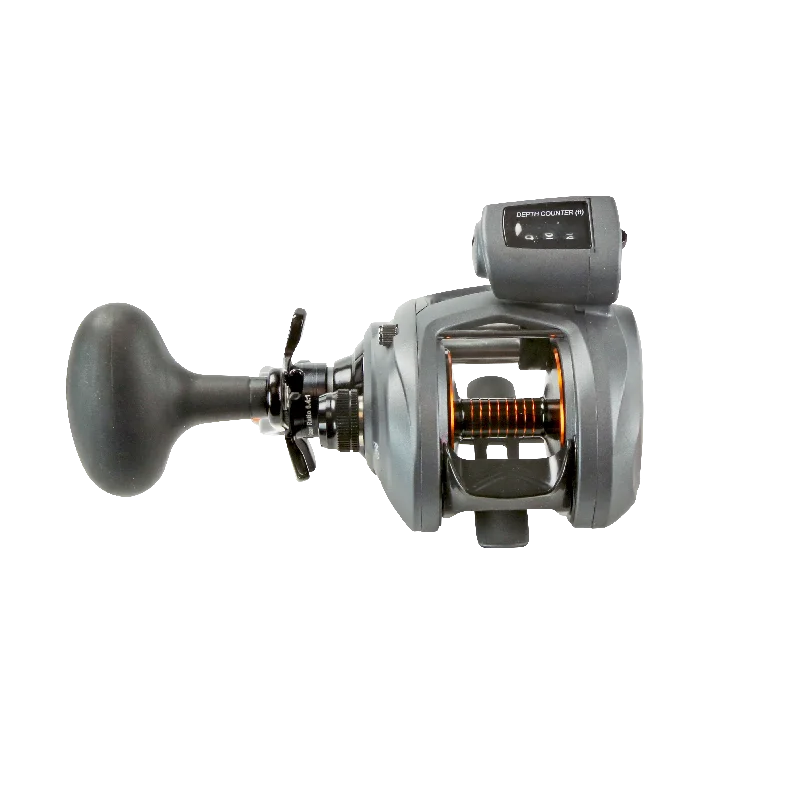 Fishing reel low hold-Okuma Coldwater A-Series 350-size Low Profile Left handed Linecounter reel