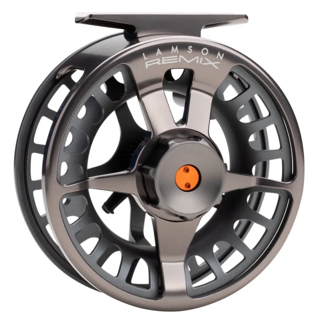 Fishing line thin firm-Lamson Remix -5+ Reel Smoke