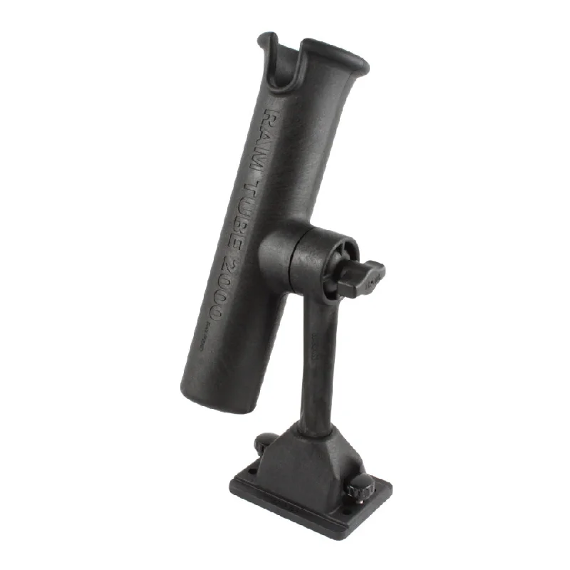 Fishing line high firm-RAM® Tube™ Fishing Rod Holder with Deck Track Base