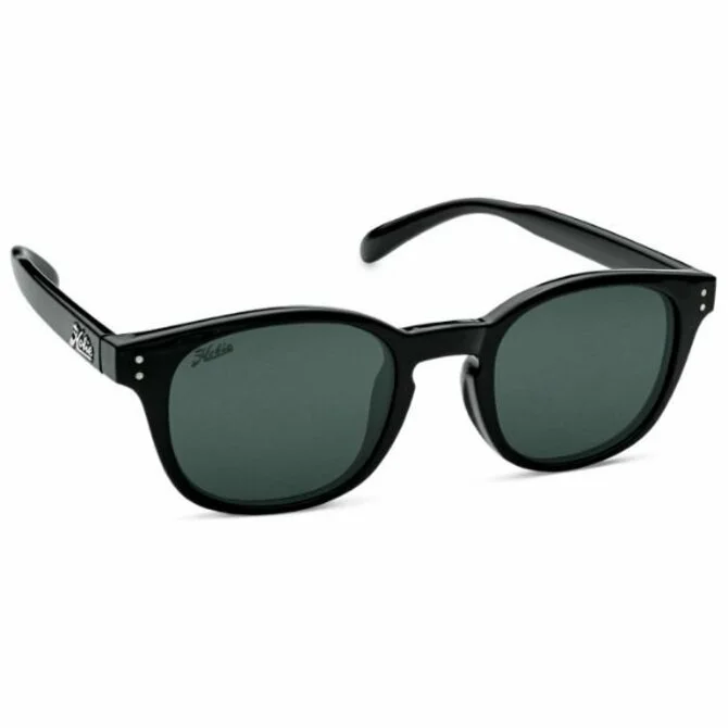 Shiny Black Frame, Grey Polarized Lens