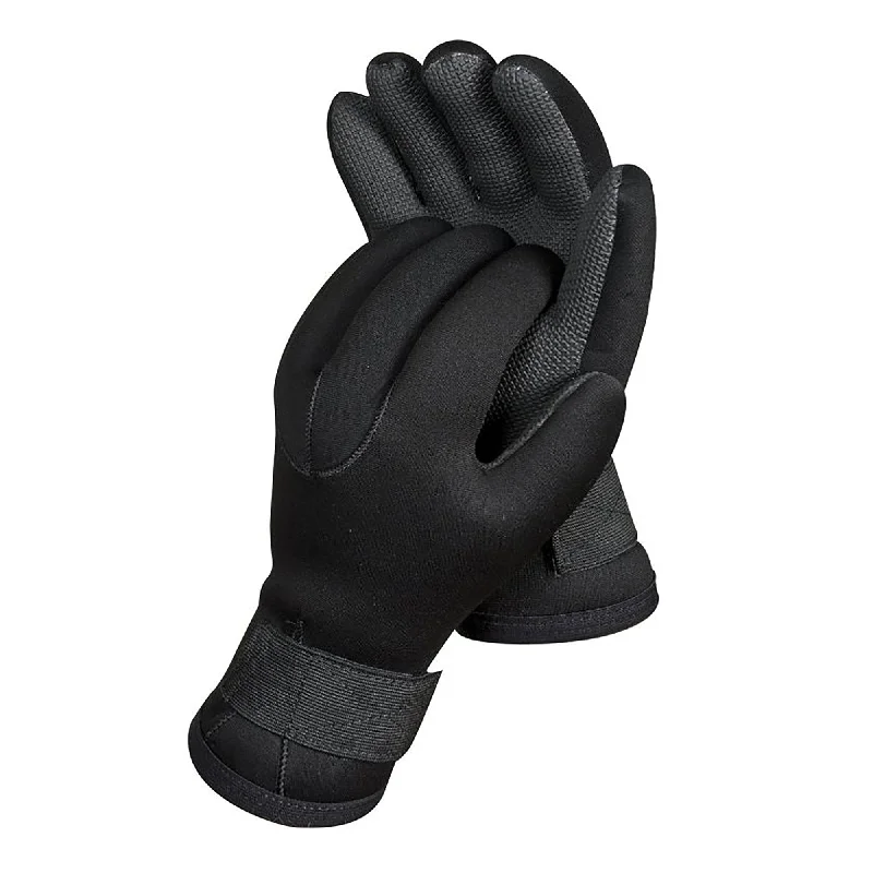 Fishing line cast firm-Celsius Deluxe Neoprene/Fleece DNG-M Fishing Gloves | Medium, Black