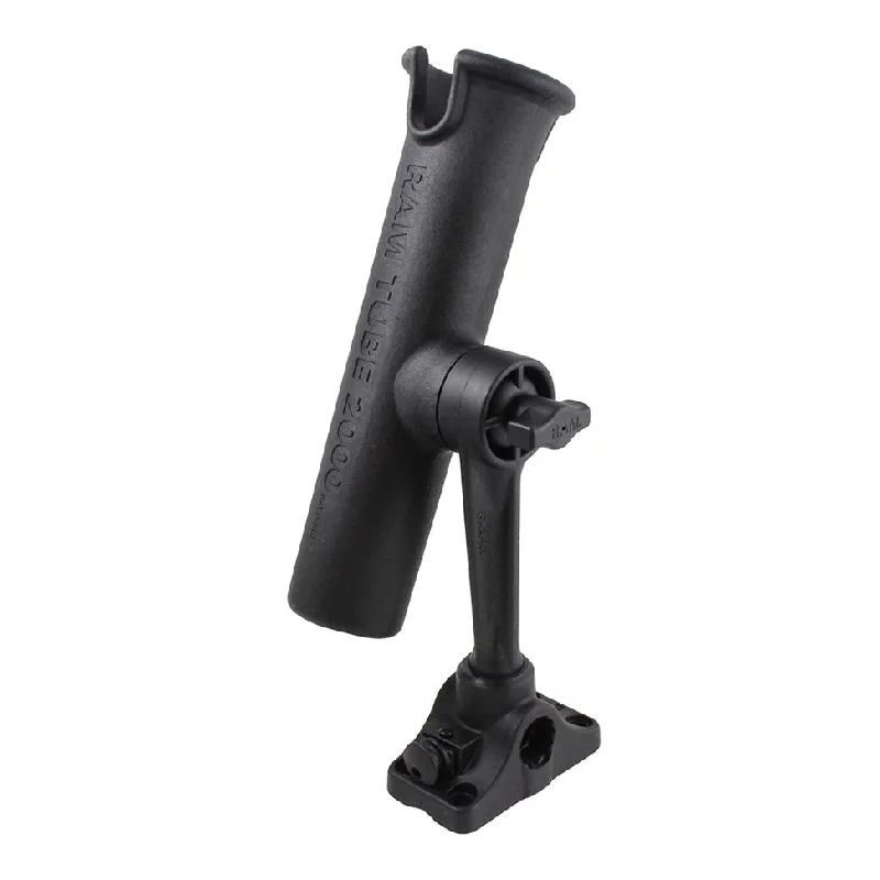 Fishing tackle travel precision-RAM® Tube™ Fishing Rod Holder with Bulkhead/Flat Base