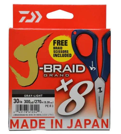 Fishing bait live control-Daiwa J-Braid Grand x8 Braided Line