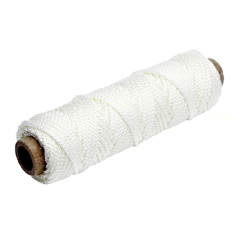 Fishing tackle soft sleeve-Tigress 100' of 375lb Nylon Braid - White [88672]