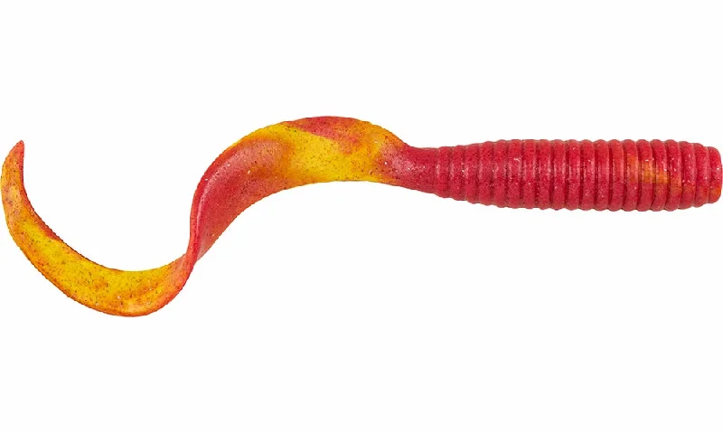 Fishing hook durable grip-Berkley Gulp! Saltwater Grub - 6 in. - Curried Chicken