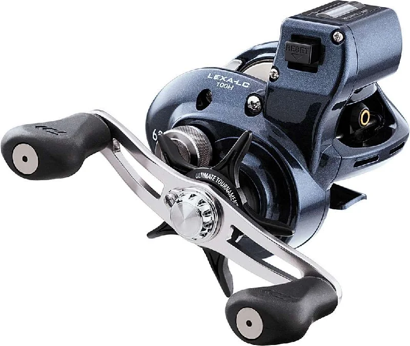 Fishing line durable balance-Daiwa LEXA 100 Line Counter Reel