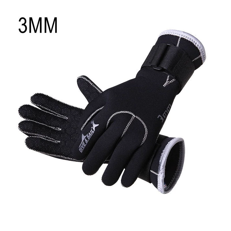 Fishing line smooth balance-3MM Neoprene Swimming Gloves Snorkeling Diving Equipment Anti Scratch Keep Warm Spearfishing Scuba Kayaking Surf Hunting Gloves