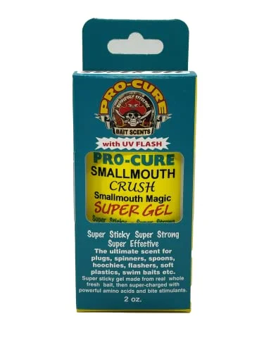 Fishing bait scent grip-Pro-Cure Smallmouth Crush Smallmouth Magic, 2oz, Red