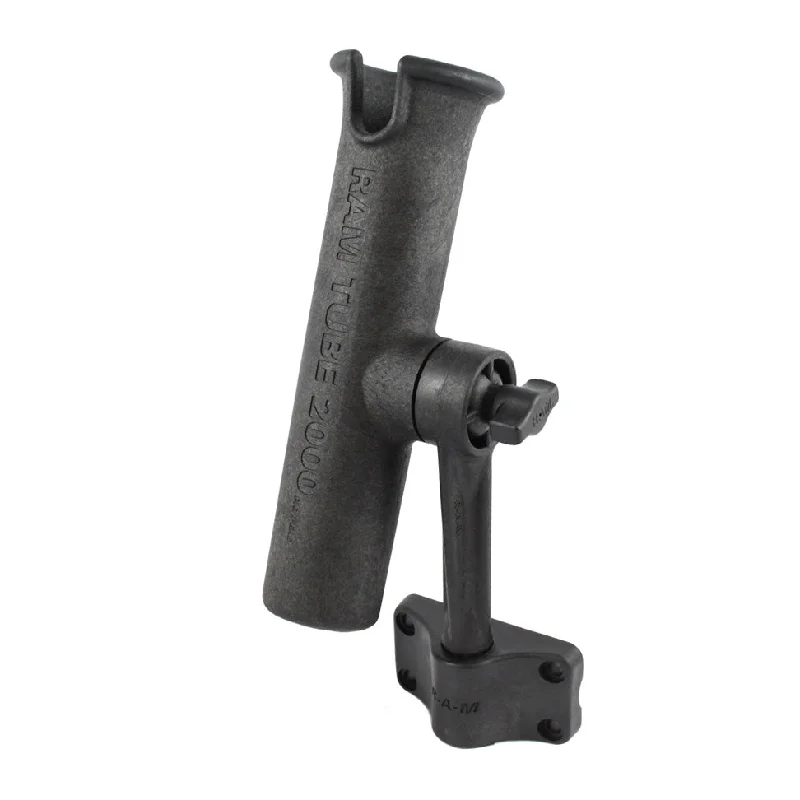 Fishing tackle utility precision-RAM® Tube™ Fishing Rod Holder with Bulkhead Base