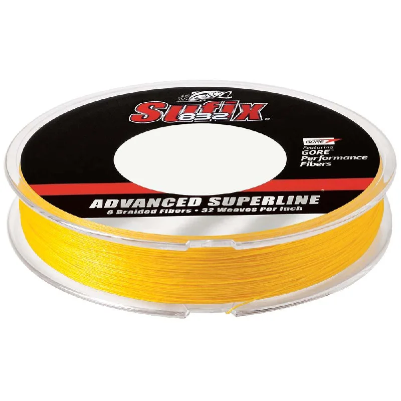 Fishing rod ice grip-Sufix 832 Advanced Superline Braid - 20lb - Hi-Vis Yellow - 300 yds [660-120Y]