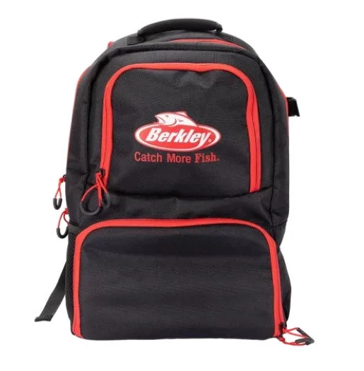 Fishing tackle side grip-Berkley 2023 Backpack With 4 Tackle Trays