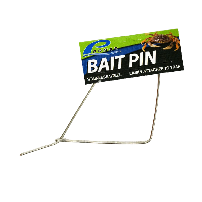 Fishing rod sturdy steady-Stainless Bait Pin - 10ct