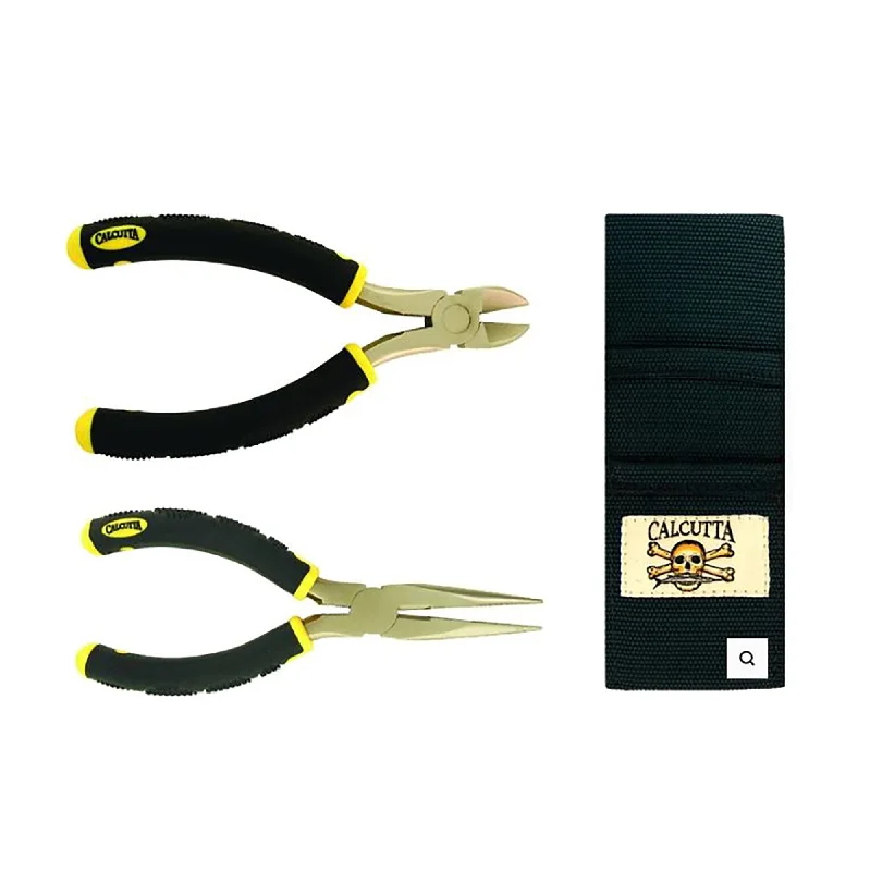 Fishing tackle travel firm-Ultra Grip Long Nose Cutting Pliers 6” Kit - Calcutta C6CRKIT