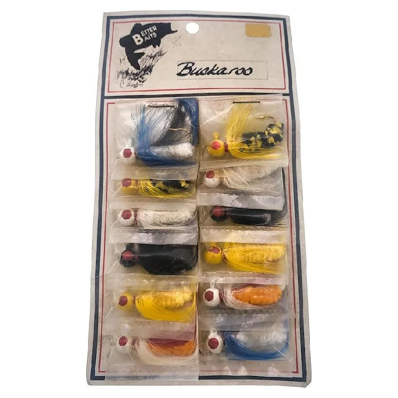 Fishing bait live sleeve-Better Baits Buckaroo Jigs 1/8 Oz Qty 12 Variety