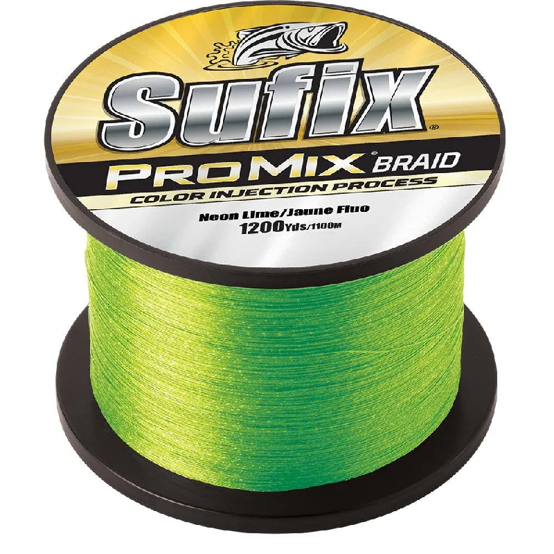 Fishing reel high balance-Sufix ProMix Braid - 65lb - Neon Lime - 1200 yds [630-365L]