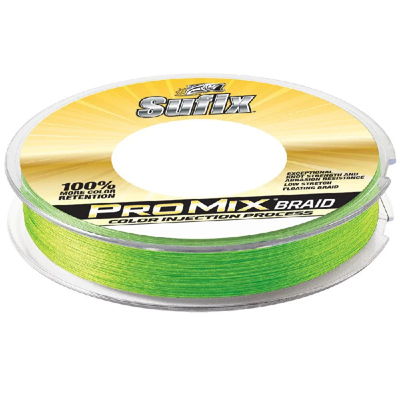 Fishing tackle travel sleeve-Sufix ProMix Braid - 10lb - Neon Lime - 300 yds [630-110L]