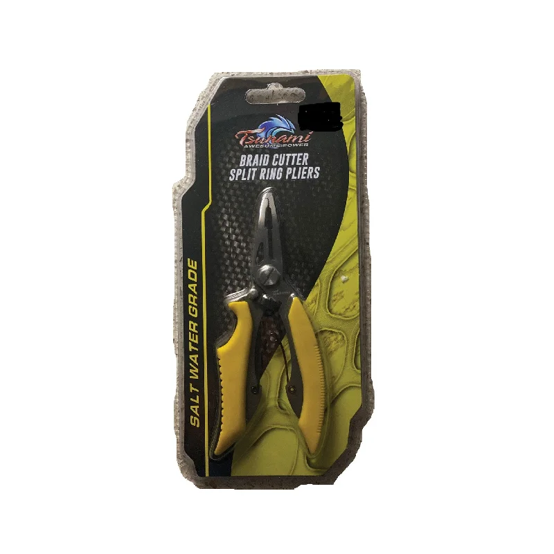 Ice fishing reel combo-Tsunami Braid Cutter Split Ring Pliers