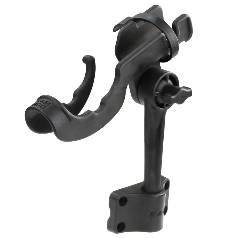 Fishing rod quick control-RAM ROD® Fishing Rod Holder with Bulkhead Mounting Base