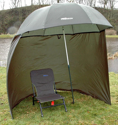 Fishing reel quick steady-88" 2.2m  BISON TOP TILT FISHING UMBRELLA BROLLY SHELTER  220R SIDES