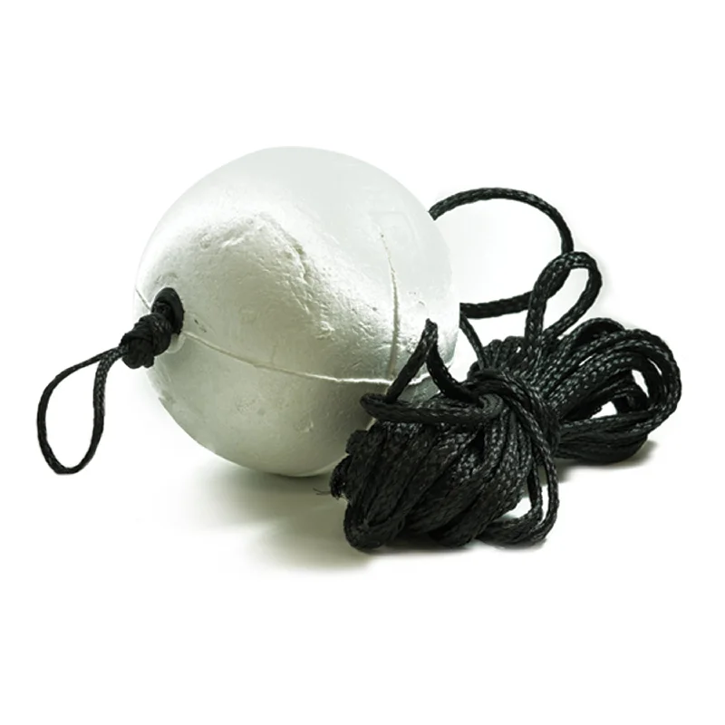 Fishing tackle soft grip-6" Ball Float Foam w/ 15ft Rope