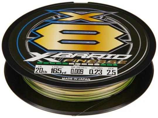 Fishing line spool control-Daiwa XBraid XBFN8U20 Finess Braid