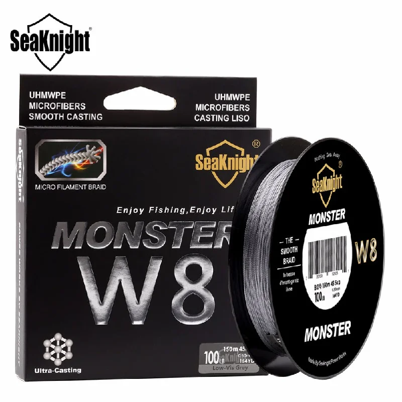 Fishing tackle soft sleeve-SeaKnight Monster 8 Strand 150M Braid Fishing Line 20-100LB