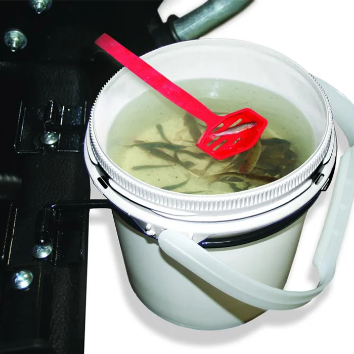 Fishing bait scent balance-Clam Bait Bucket With Sled Mount