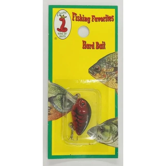 Fishing rod telescopic pack-Creme Fishing Favorites Hard Bait Red Craw Fish