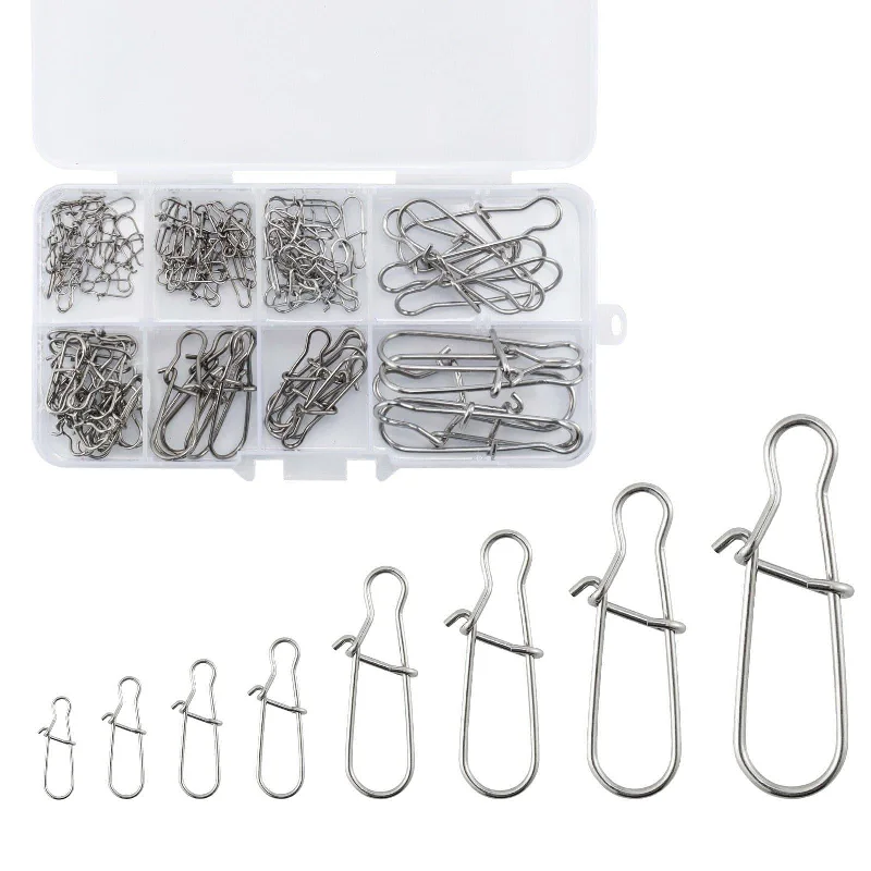 Fishing rod pier pack-Dr.Fish 100pcs Duolock Snaps Kit