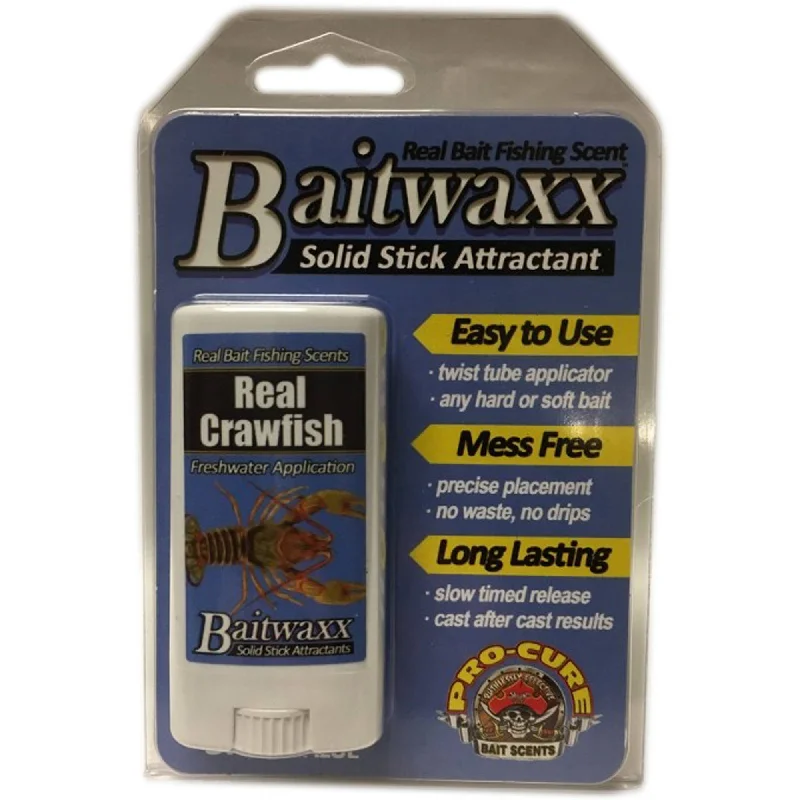 Fishing line thin support-Pro-Cure Baitwaxx Fish Attractant - Real Crawfish