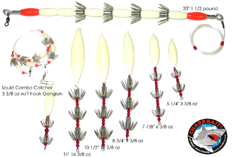 Fishing hook rust control-LM Weighted Squid Jigs