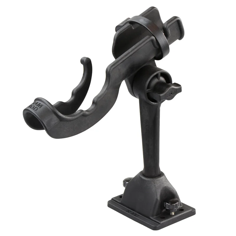 Fishing hook durable firm-RAM ROD® Fishing Rod Holder with Deck and Track Mounting Base