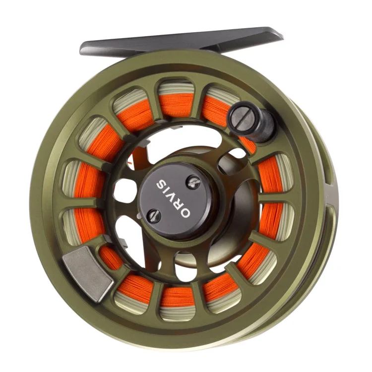 Fishing reel balanced finish-Ex-Demo Orvis Hydros II Euro Fly Reel - Matte Olive