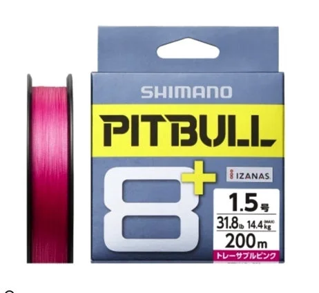 Fishing line cast power-Shimano Pitbull 8+ Braid #2.0-43lb-150m