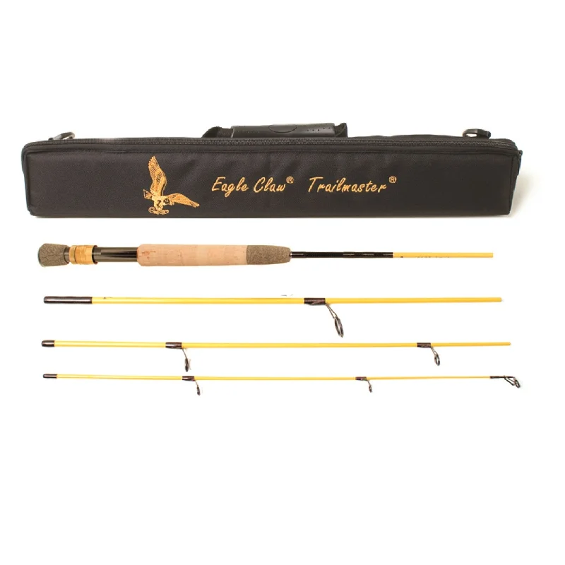 Fishing hook rust balance-Eagle Claw 7 6 Trailmaster Travel Spin/Fly Fishing Rod